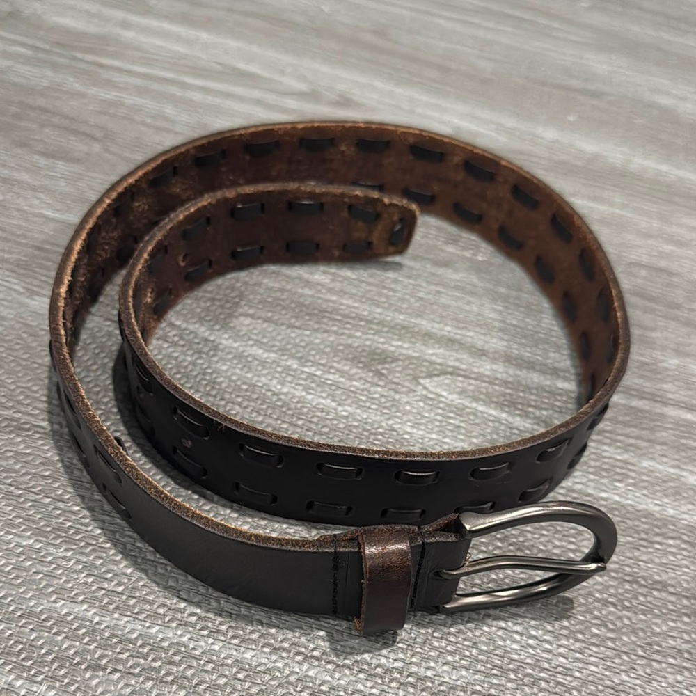 Women’s Dark Brown Leather Belt